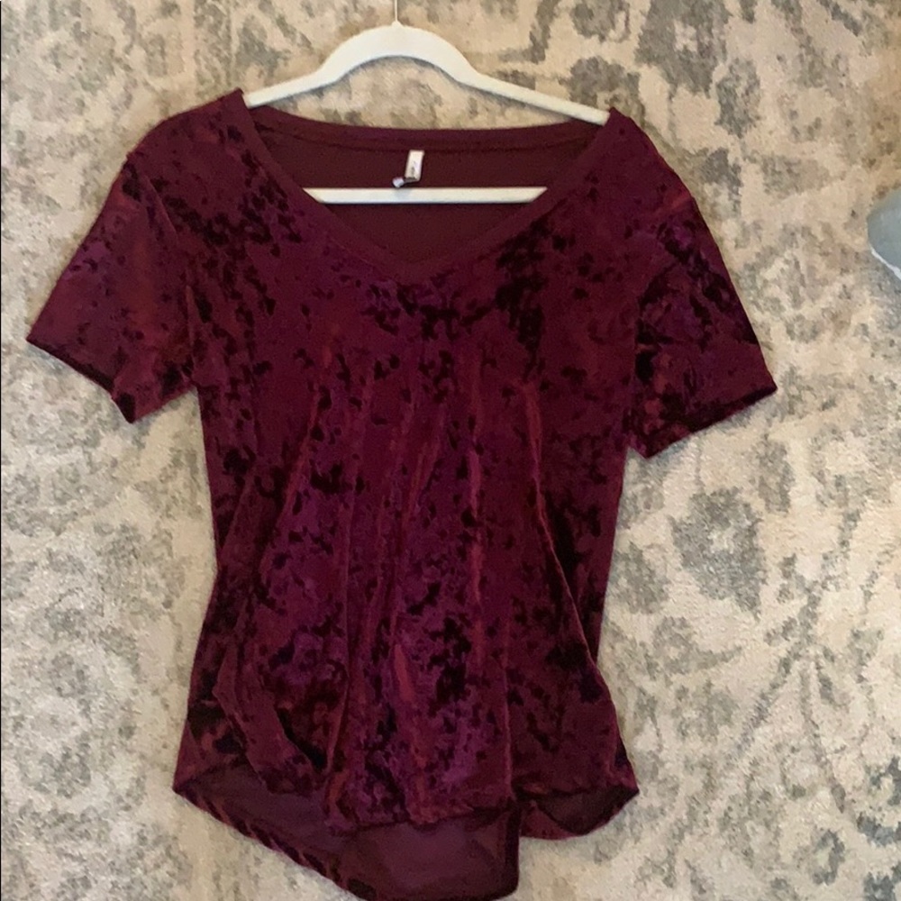 Z supply velvet top